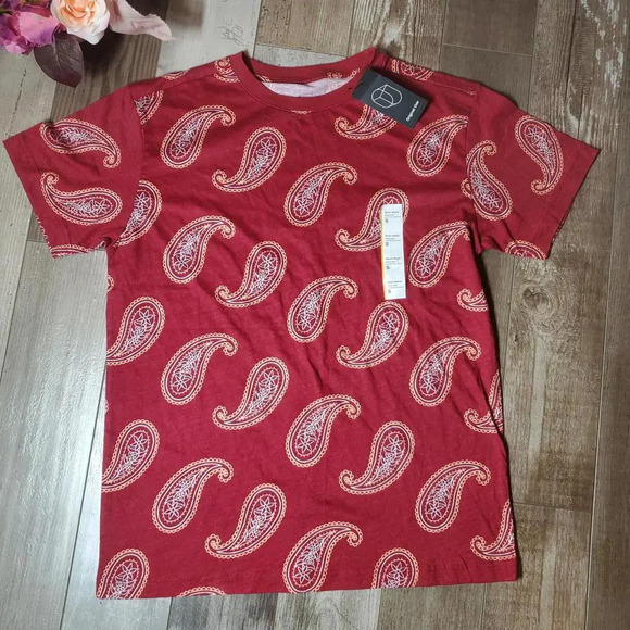 NWT Original Use Men's Cotton Paisley Pattern T-Shirt Size Small - Picture 5 of 13